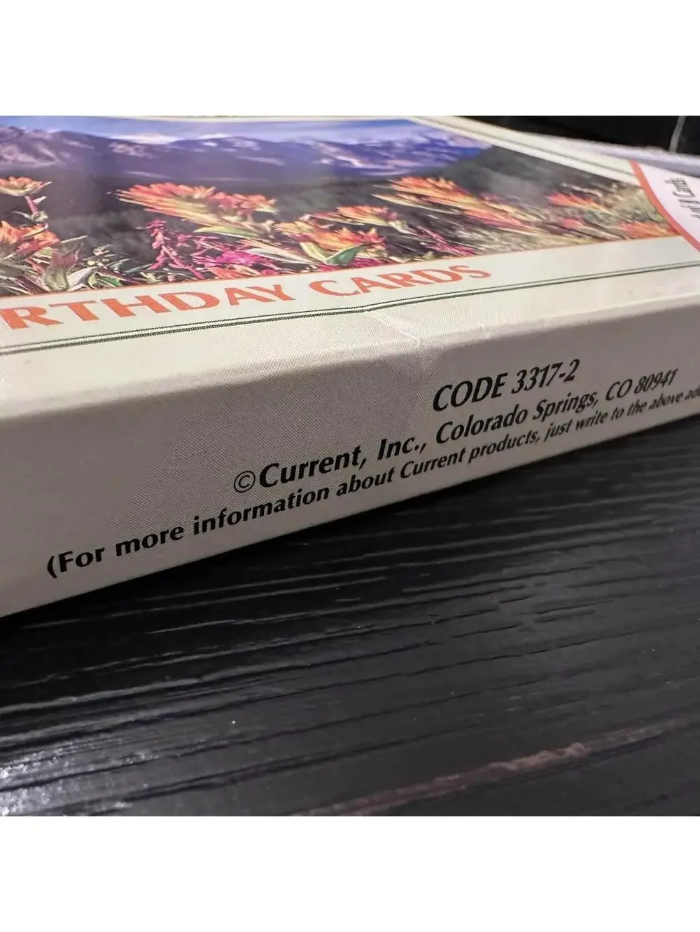 Vintage Current Birthday Cards Floral Mountain Scenic Assortment 8 Ct Sealed